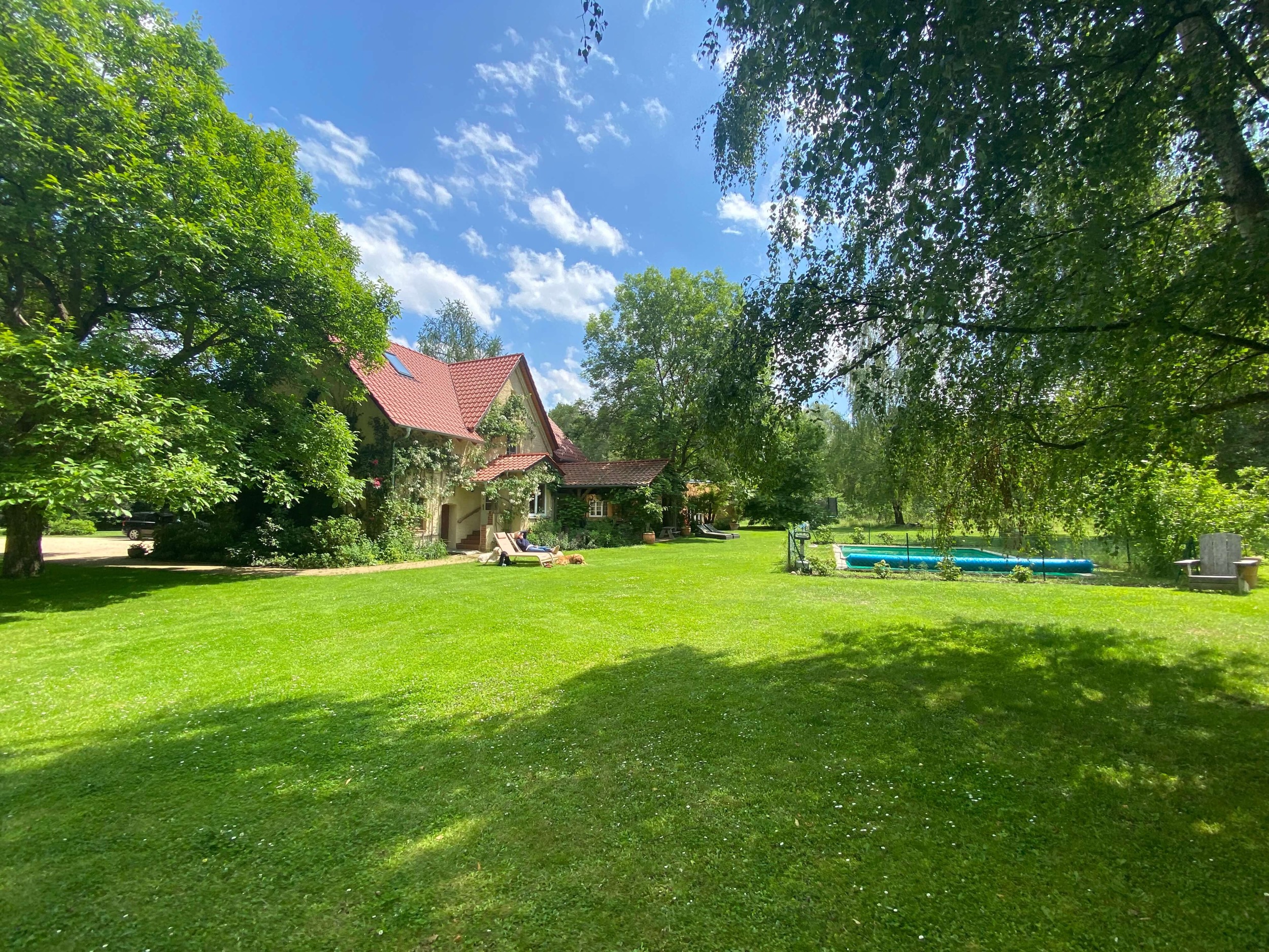 1 kersdorf sommer sonne blauer himmel gruene wiese