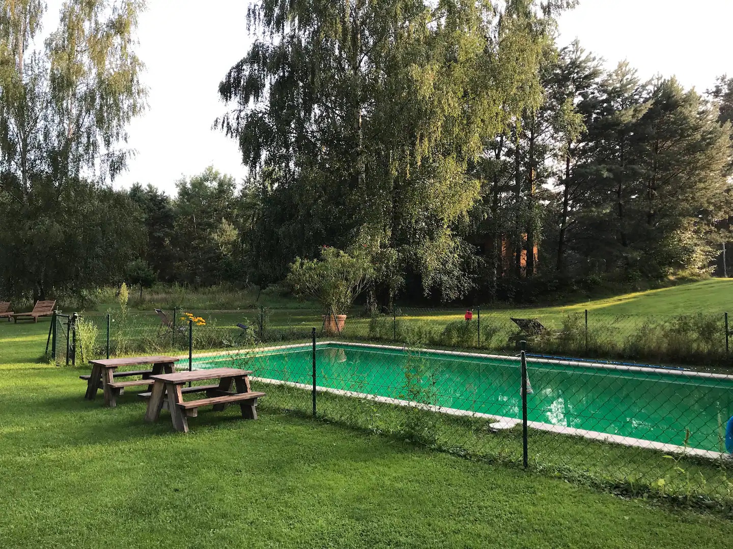 Ferienhaus Briesen Villa Kersdorf Pool Garten