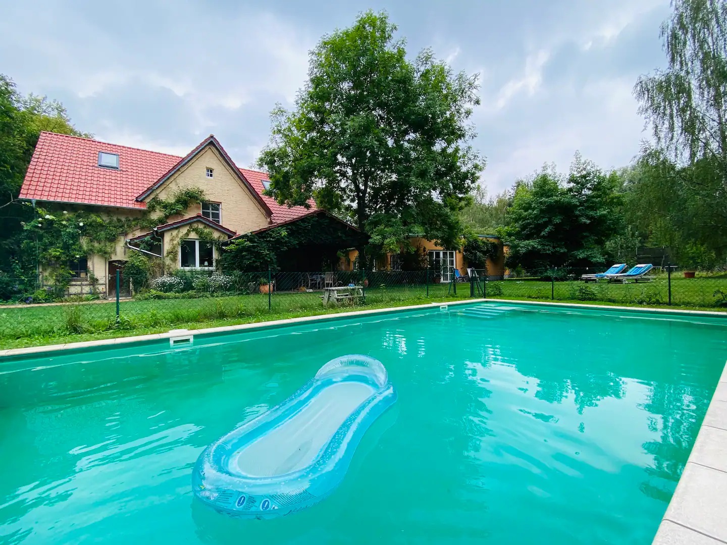 Ferienhaus Briesen Villa Kersdorf Pool beheizt