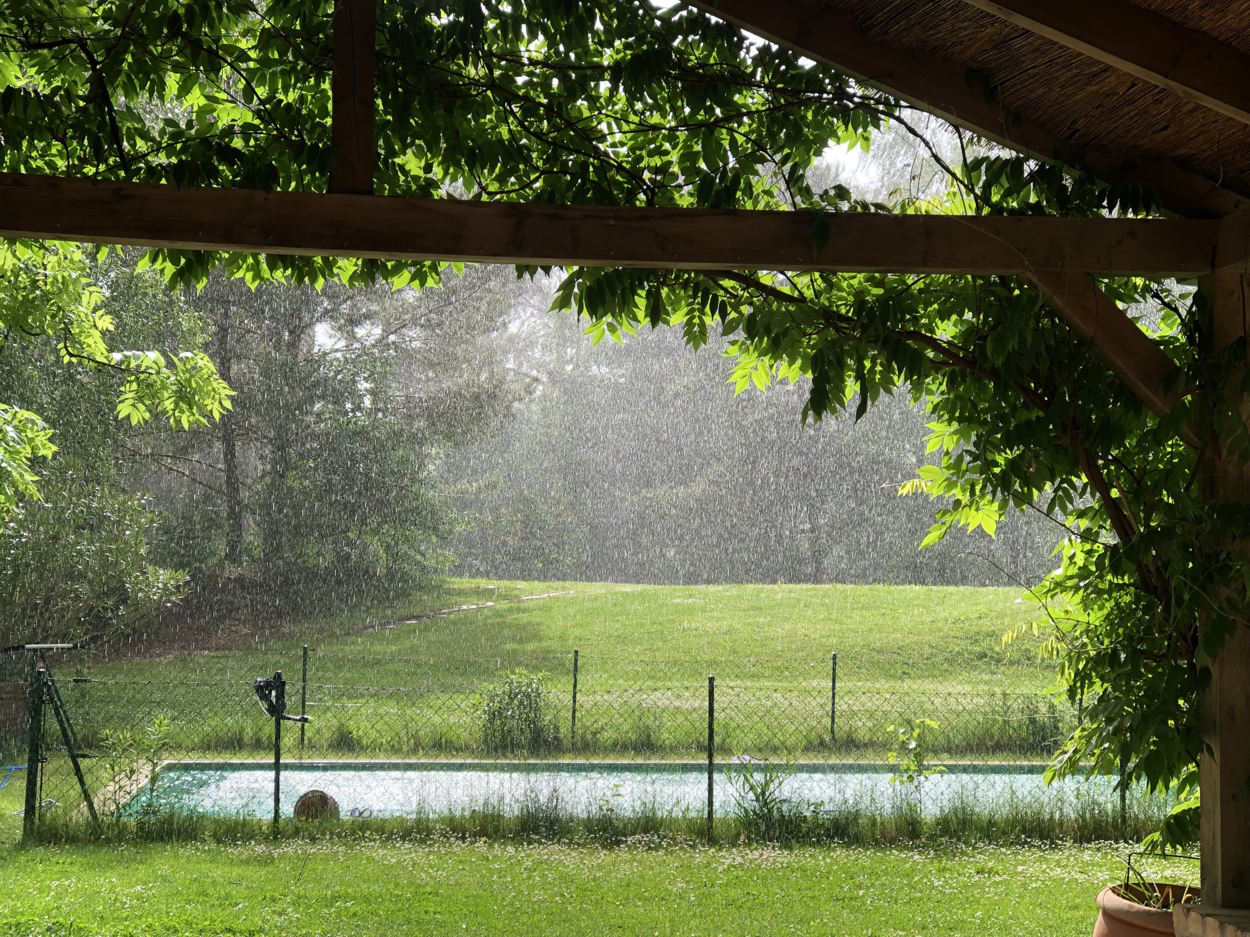 starker sommerregem villa kersdorf briesen ferienhaus